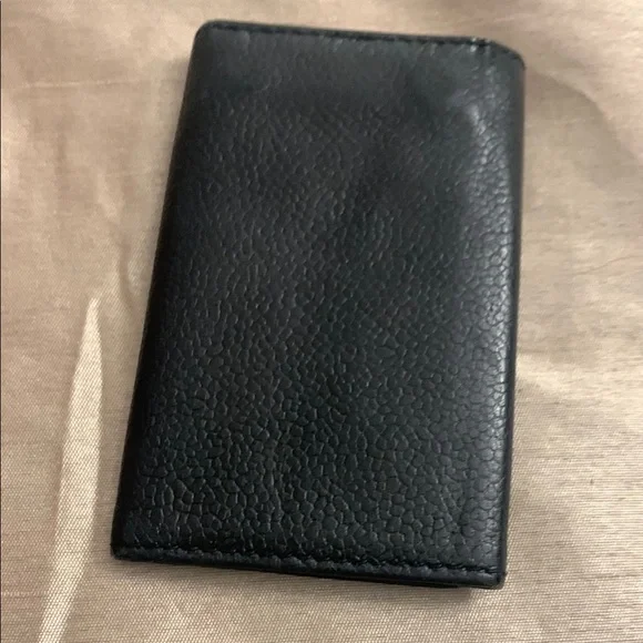 Chanel Black Key Card Holder with Iconic CC Logo hard to find EUC Authentic - Picture 9 of 14